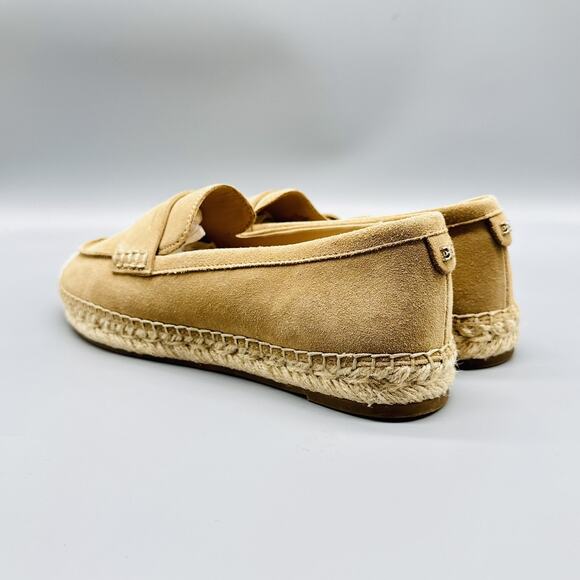 Sam Edelman Shoes Womens 6.5 Brown Suede Kai Espadrille Penny Loafer Slip On - Picture 5 of 10